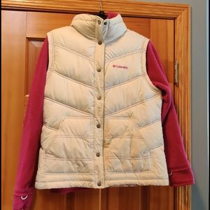 Fleece jacket and puffer vest combo